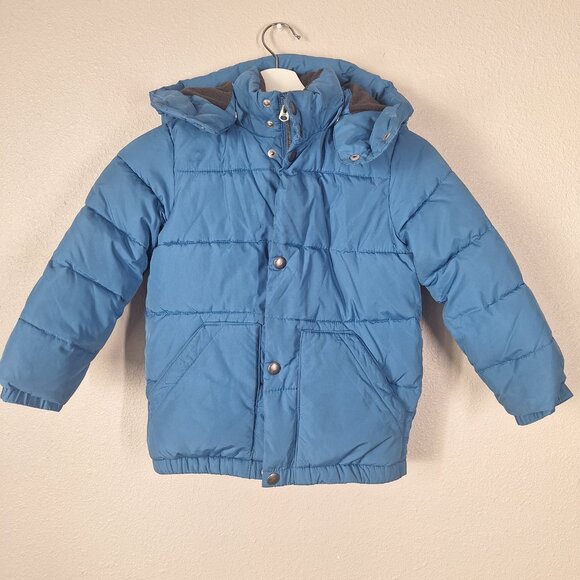 Kids Puffer Jacket Blue GAP Size XS - Picture 2 of 13